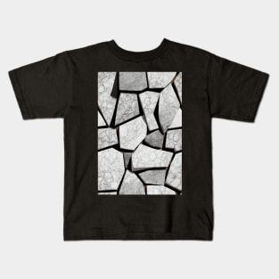 Stylized Granite Stone Pattern Texture #13 Kids T-Shirt